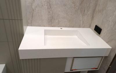 Раковина для ванной из искусственного камня